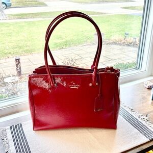 Kate spade red handbag
